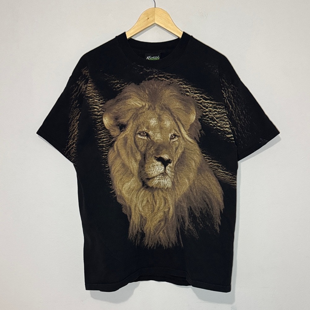 Vintage Radical Nature Lion T-Shirt / XL / AOP